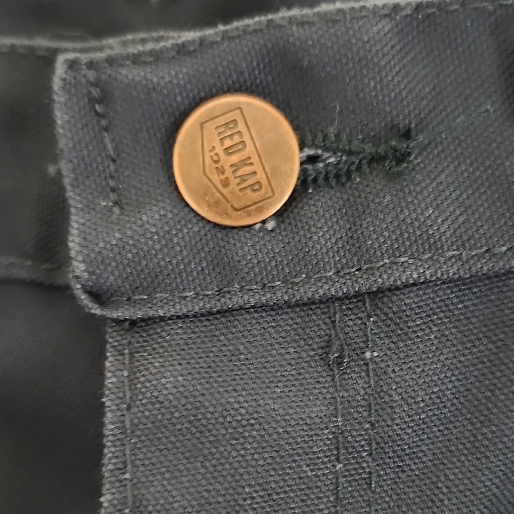Blue Cargo Pants with Straight Leg Design - Picture 4 of 9